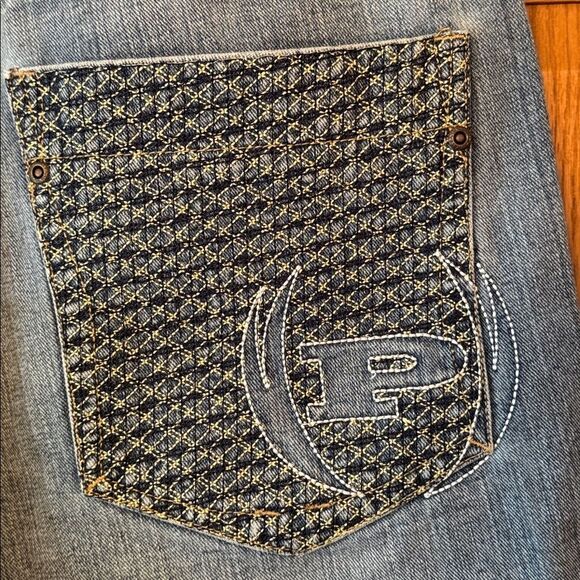 PHAT FARM Baggy Y2K Hip Hop Streetwear Embroidered Jorts Shorts - Picture 5 of 14